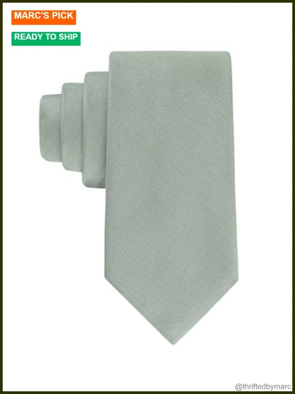 Calvin Klein Classic Solid Tie 3 1/8